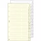 Kalendárium betét, telefonregiszter, M, SATURNUS, chamois (NKM315)