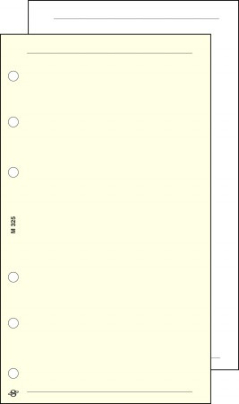 Kalendárium betét, jegyzetlap, M, sima, SATURNUS, chamois (NKM325)