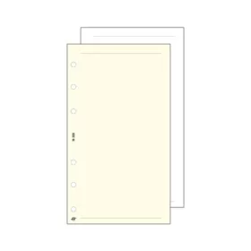   Kalendárium betét, jegyzetlap, M, sima, SATURNUS, fehér (NKM325F)