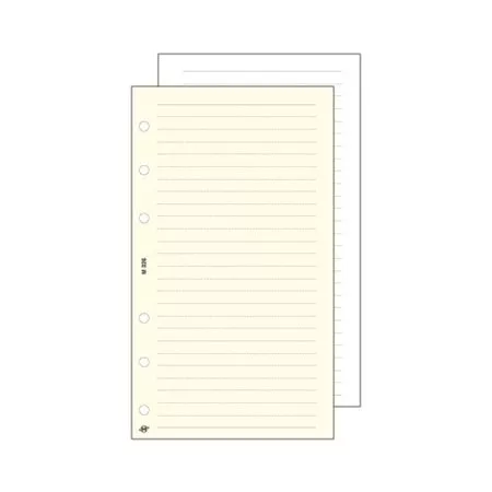 Kalendárium betét, jegyzetlap, M, vonalas, SATURNUS, fehér (NKM326F)