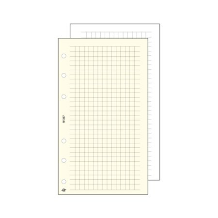Kalendárium betét, jegyzetlap, M, kockás, SATURNUS, fehér (NKM327F)