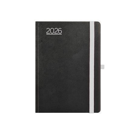 Naptár, tervező, B6, heti, TOPTIMER, Nero, fekete-szürke (NKN012SZU)