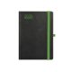Naptár, tervező, B6, heti, TOPTIMER, Nero, fekete-zöld (NKN012ZU)