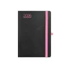 Naptár, tervező, A5, heti, TOPTIMER, Nero, fekete-pink (NKN015PU)