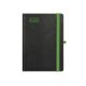Naptár, tervező, A5, heti, TOPTIMER, Nero, fekete-zöld (NKN015ZU)