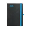 Naptár, tervező, A5, napi, TOPTIMER, Nero, fekete-kék (NKN021KU)