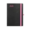 Naptár, tervező, A5, napi, TOPTIMER, Nero, fekete-pink (NKN021PU)