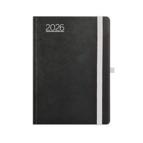   Naptár, tervező, A5, napi, TOPTIMER, Nero, fekete-szürke (NKN021SZU)