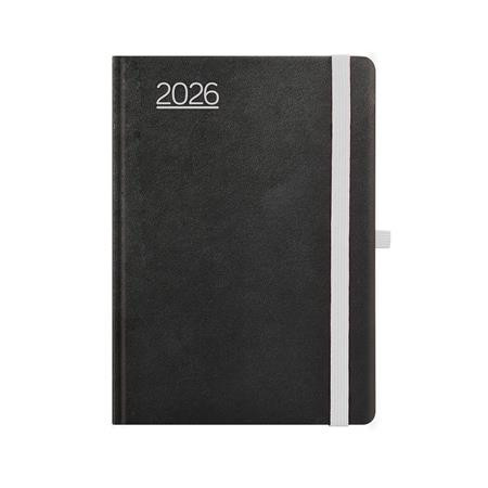 Naptár, tervező, A5, napi, TOPTIMER, Nero, fekete-szürke (NKN021SZU)