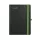 Naptár, tervező, A5, napi, TOPTIMER, Nero, fekete-zöld (NKN021ZU)