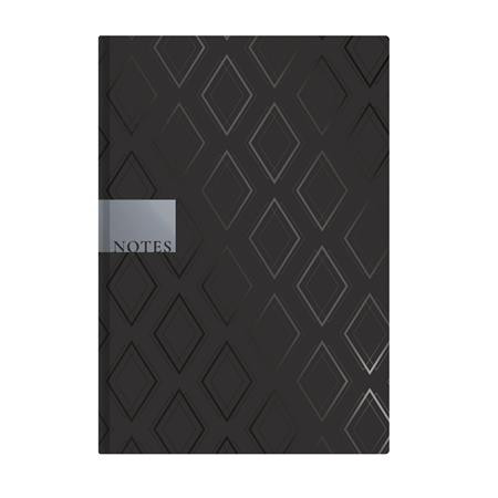 Jegyzetfüzet, A5, vonalas, 96 lap, TOPTIMER Notes, fekete gyémánt (NKN16710)