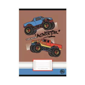   Füzet, tűzött, A5, vonalas, 32 lap, 1. osztály, OPTISCHOOL, 14-32, Truck (NKOP1432T)