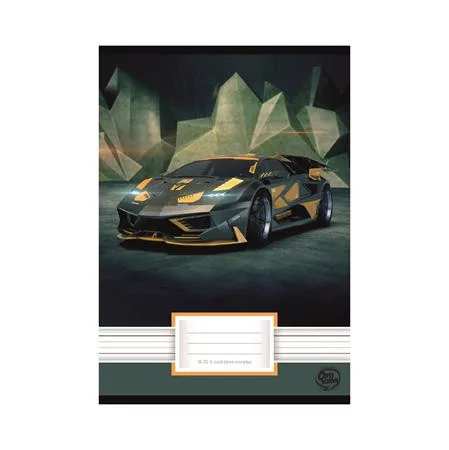 Füzet, tűzött, A5, vonalas, 32 lap, 2. osztály, OPTISCHOOL, 16-32, Car (NKOP1632C)