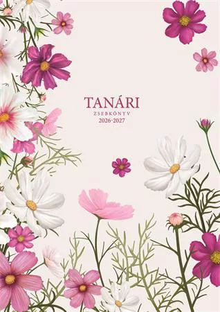 Tanári zsebkönyv, 2026/2027 tanév, A5, heti, TOPTIMER, Szellőrózsa (NKPPWU)
