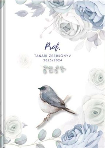 Tanári zsebkönyv, 2023/2024 tanév, A5, heti, TOPTIMER, Kék madár (NKPS)
