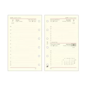   Kalendárium betét, tervező, napi, S, SATURNUS, chamois 2027 (NKS312U)