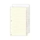 Kalendárium betét, telefonregiszter, S, SATURNUS, fehér (NKS315F)
