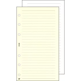   Kalendárium betét, jegyzetlap, S, vonalas, SATURNUS, chamois (NKS326)