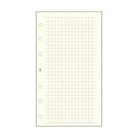   Kalendárium betét, jegyzetlap, S, kockás, SATURNUS, chamois (NKS327)
