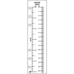 Kalendárium betét, vonalzó, S, SATURNUS (NKS340)