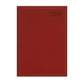   Naptár, tervező, A4, heti, TOPTIMER Traditional, bordó (NKT010BOU)