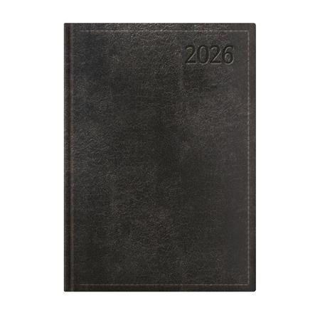 Naptár, tervező, A4, heti, TOPTIMER Traditional, fekete (NKT010FKU)