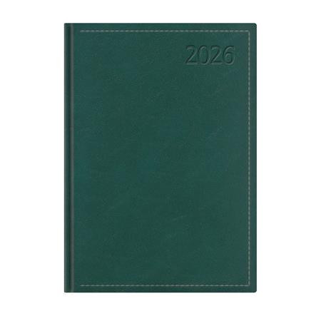 Naptár, tervező, A4, heti, TOPTIMER Traditional, zöld (NKT010ZU)