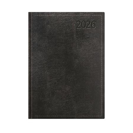 Naptár, tervező, B5, heti, TOPTIMER Traditional, fekete (NKT011FKU)