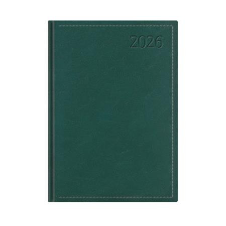 Naptár, tervező, B5, heti, TOPTIMER Traditional, zöld (NKT011ZU)