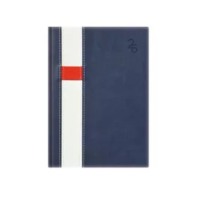   Naptár, tervező, B6, heti, TOPTIMER Vario, kék-fehér (NKT012VKFU)
