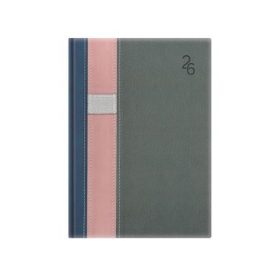   Naptár, tervező, B6, heti, TOPTIMER Vario, kék-rózsa-szürke (NKT012VKRSZU)