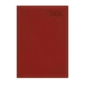   Naptár, tervező, B5, napi, TOPTIMER Traditional, bordó (NKT020BOU)