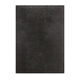   Naptár, tervező, B5, napi, TOPTIMER Traditional, fekete (NKT020FKU)