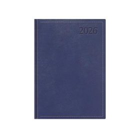   Naptár, tervező, A5, napi, TOPTIMER Traditional, kék (NKT021KU)