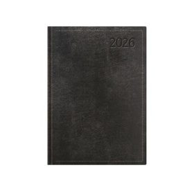   Naptár, tervező, B6, napi, TOPTIMER Traditional, fekete (NKT022FKU)