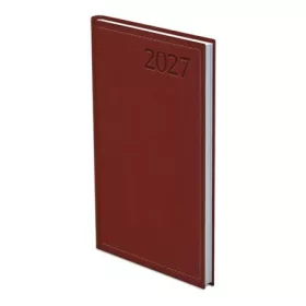   Zsebnaptár, álló elrendezésű, TOPTIMER Traditional, bordó (NKT035BOU)
