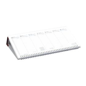 Naptár, asztali, fekvő, TOPTIMER, bordó (NKT050BOU)