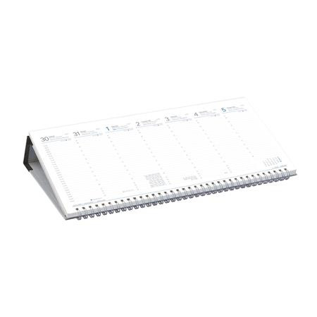 Naptár, asztali, fekvő, TOPTIMER, fekete (NKT050FKU)