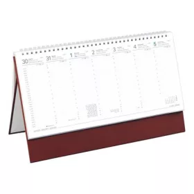 Naptár, asztali, álló, TOPTIMER, bordó (NKT051BOU)