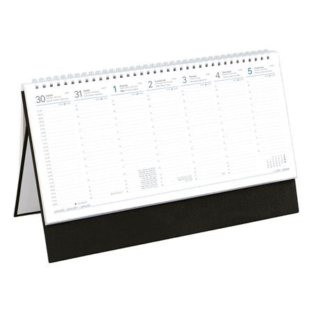 Naptár, asztali, álló, TOPTIMER, fekete (NKT051FKU)