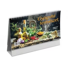   Naptár, asztali, álló, TOPTIMER, Gyógyító természet (NKT058GYU)