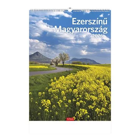 Naptár, fali, TOPTIMER, Ezerszínű Magyarország (NKT09307U)