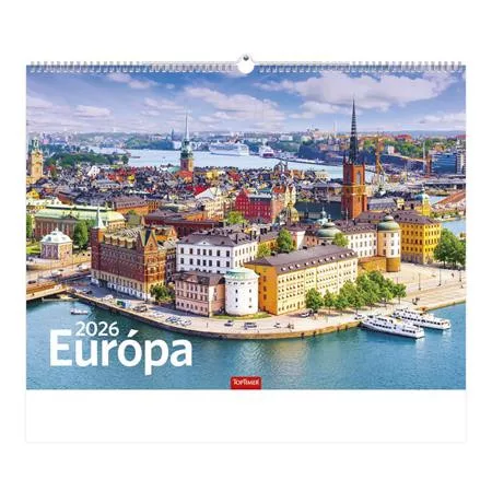 Naptár, fali, TOPTIMER, Európa (NKT09313U)