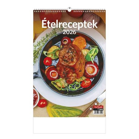 Naptár, fali, TOPTIMER Ételreceptek (NKT094009U)