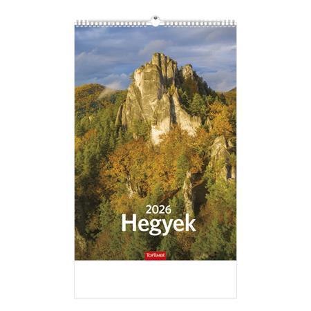 Naptár, fali, TOPTIMER Hegyek (NKT09402U)