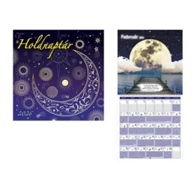 Naptár, fali, TOPTIMER, Holdnaptár (NKT09701U)