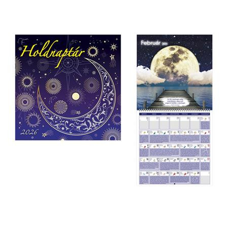 Naptár, fali, TOPTIMER, Holdnaptár (NKT09701U)