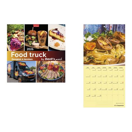 Naptár, fali, TOPTIMER, Food Truck (NKT09807U)