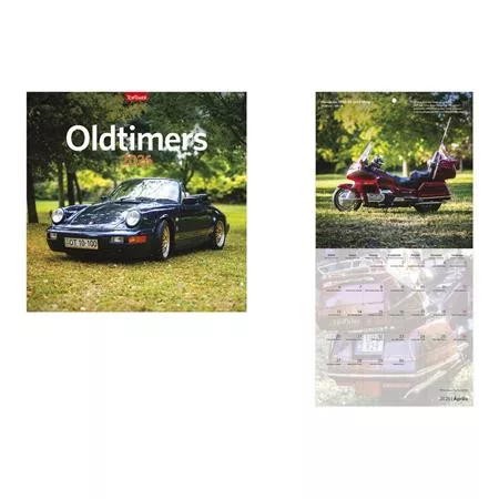 Naptár, fali, TOPTIMER, Oldtimers (NKT09824U)