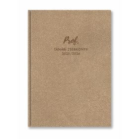   Tanári zsebkönyv, 2025/2026 tanév, A5, heti, TOPTIMER, arany (NKTA25)